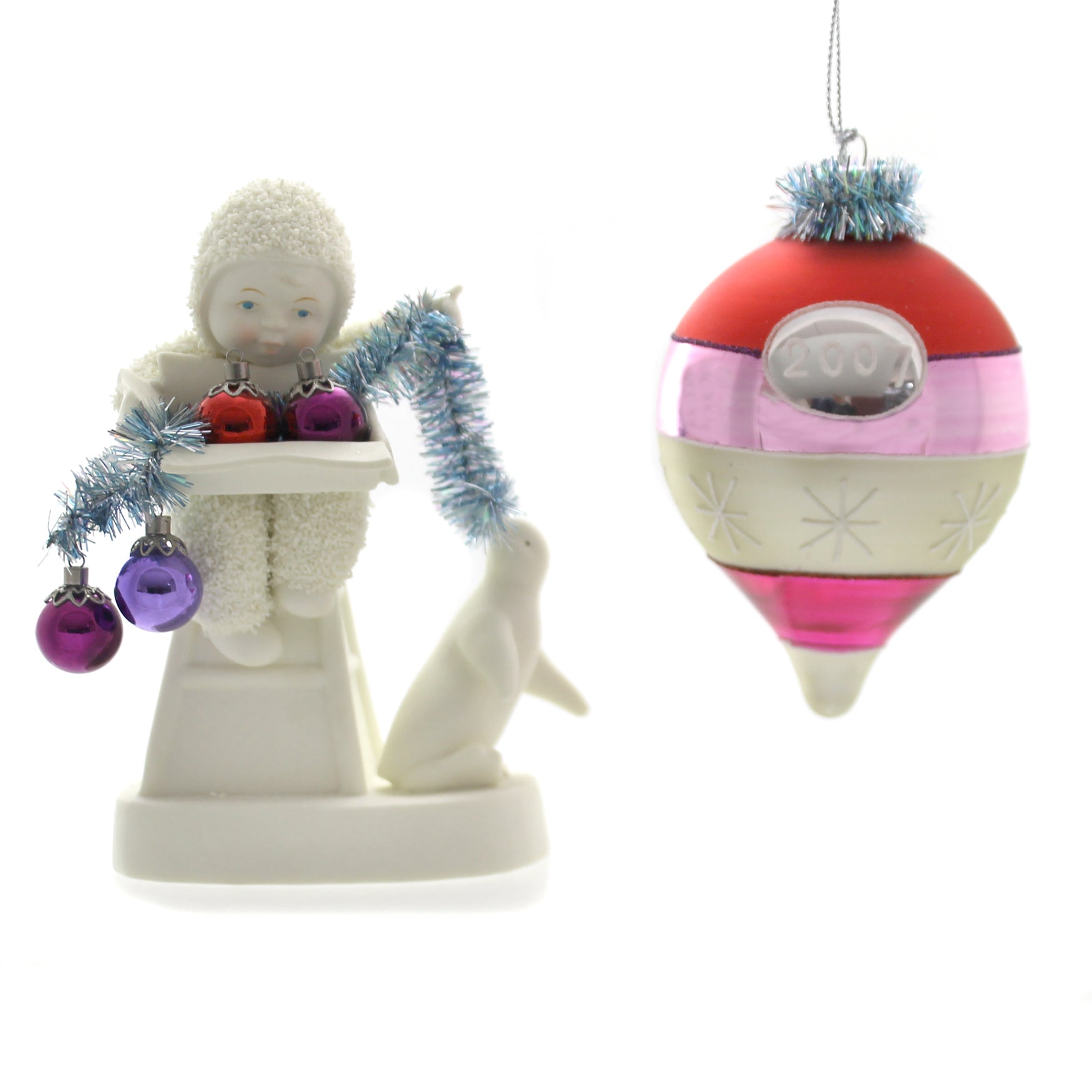 Dept 56 Snowbabies Don't Open Till Christmas Porcelain Christmas