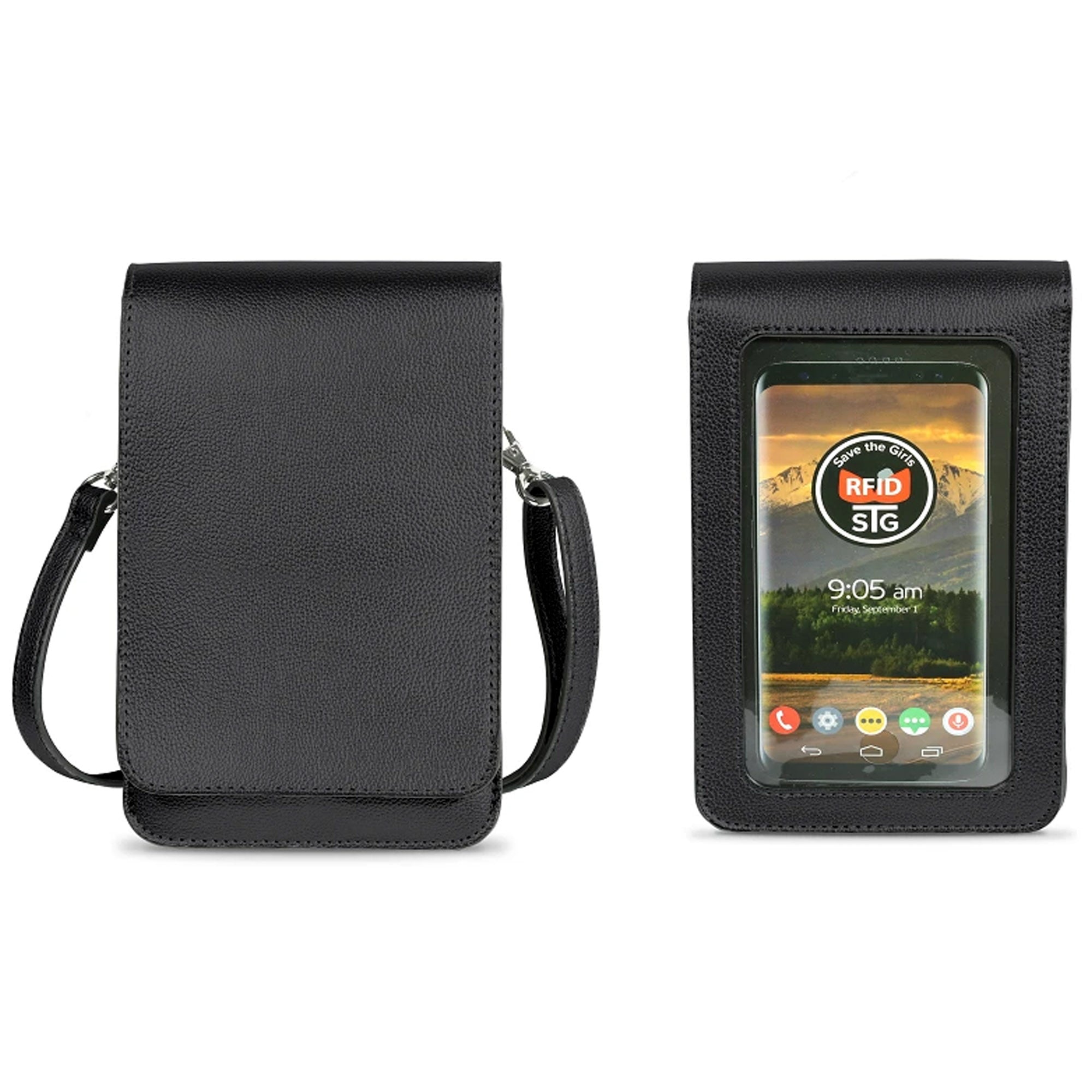 Rfid touch best sale screen purse