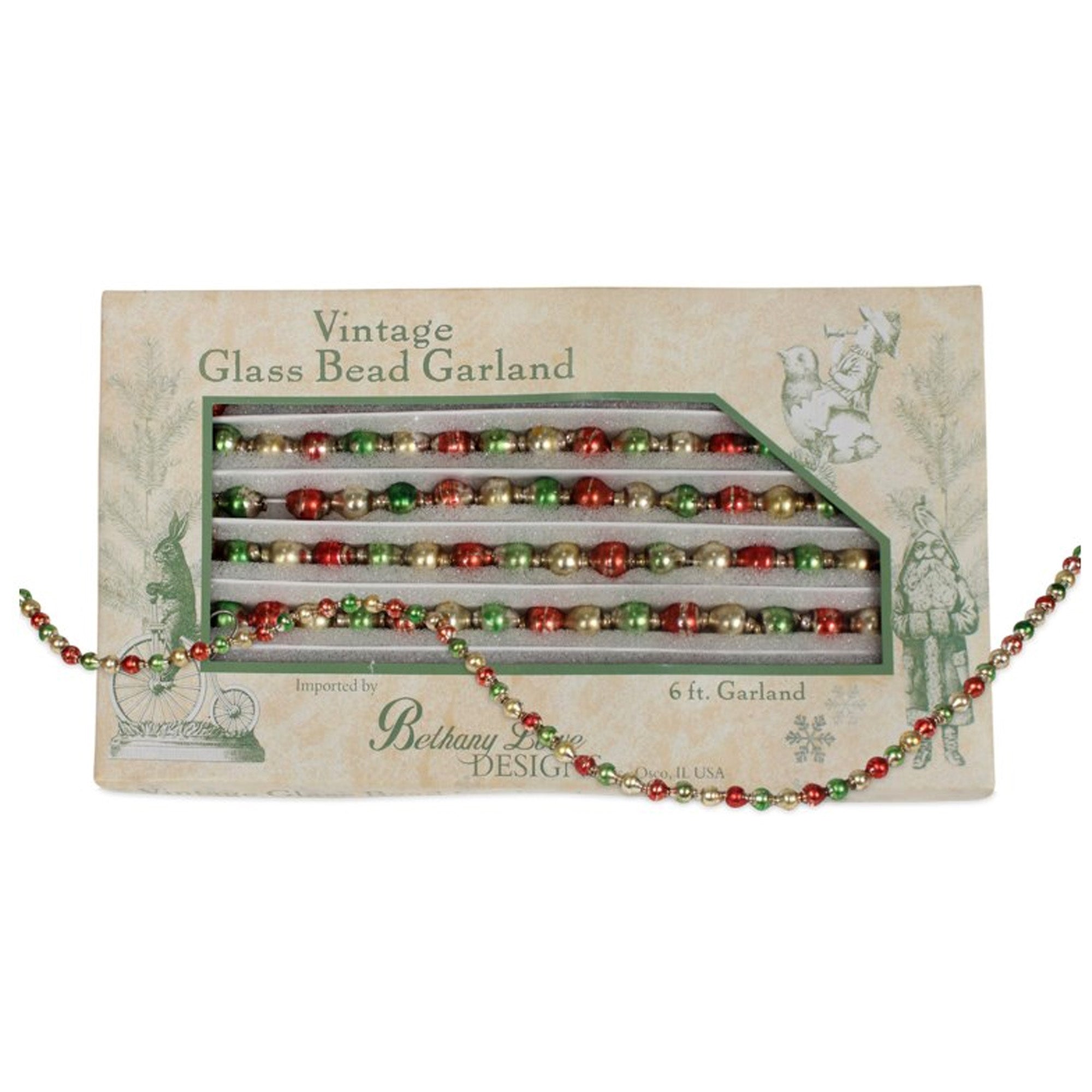 Glass Bead Colorful Garland 