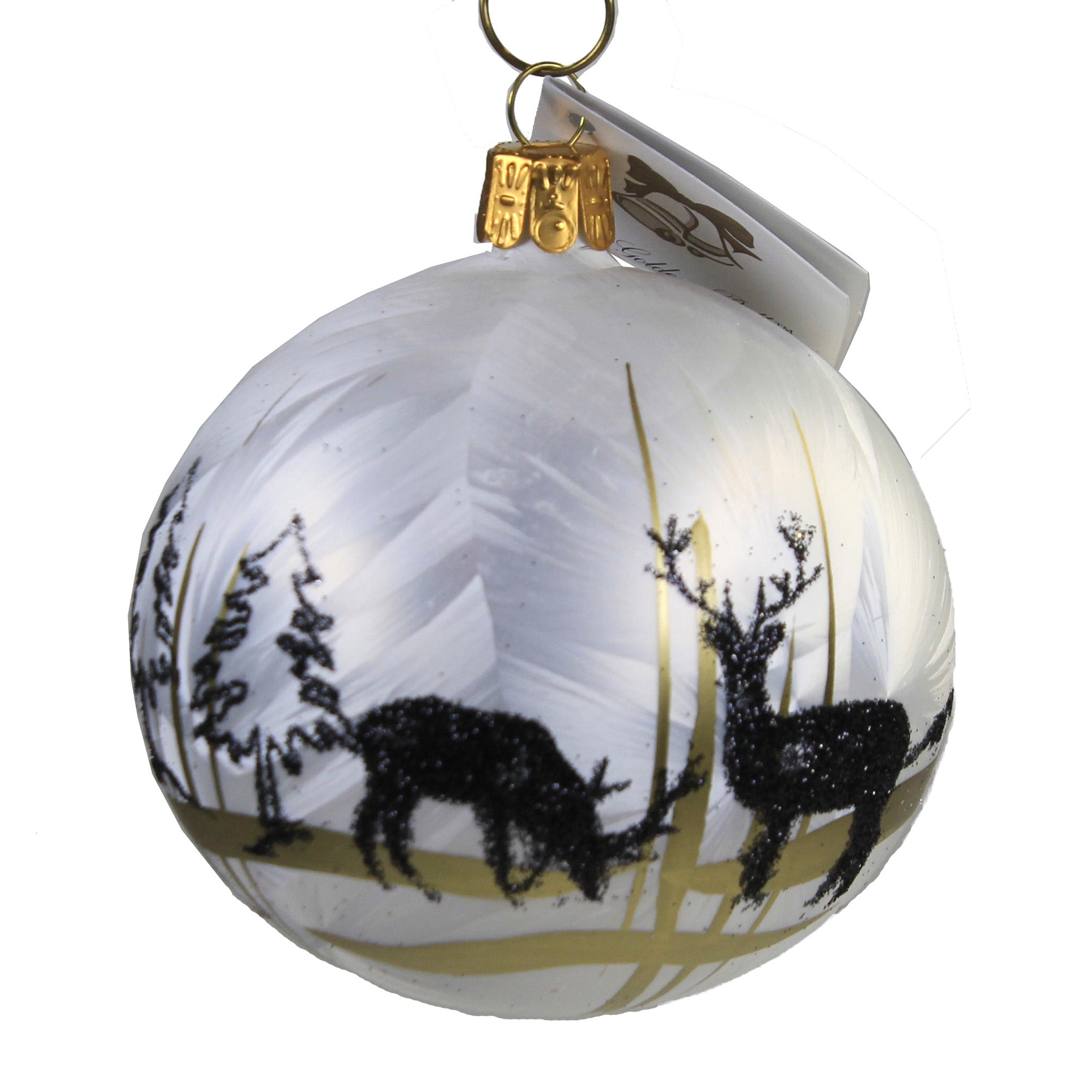 Handmade Felt Deer Ornaments - Coldwater Creek