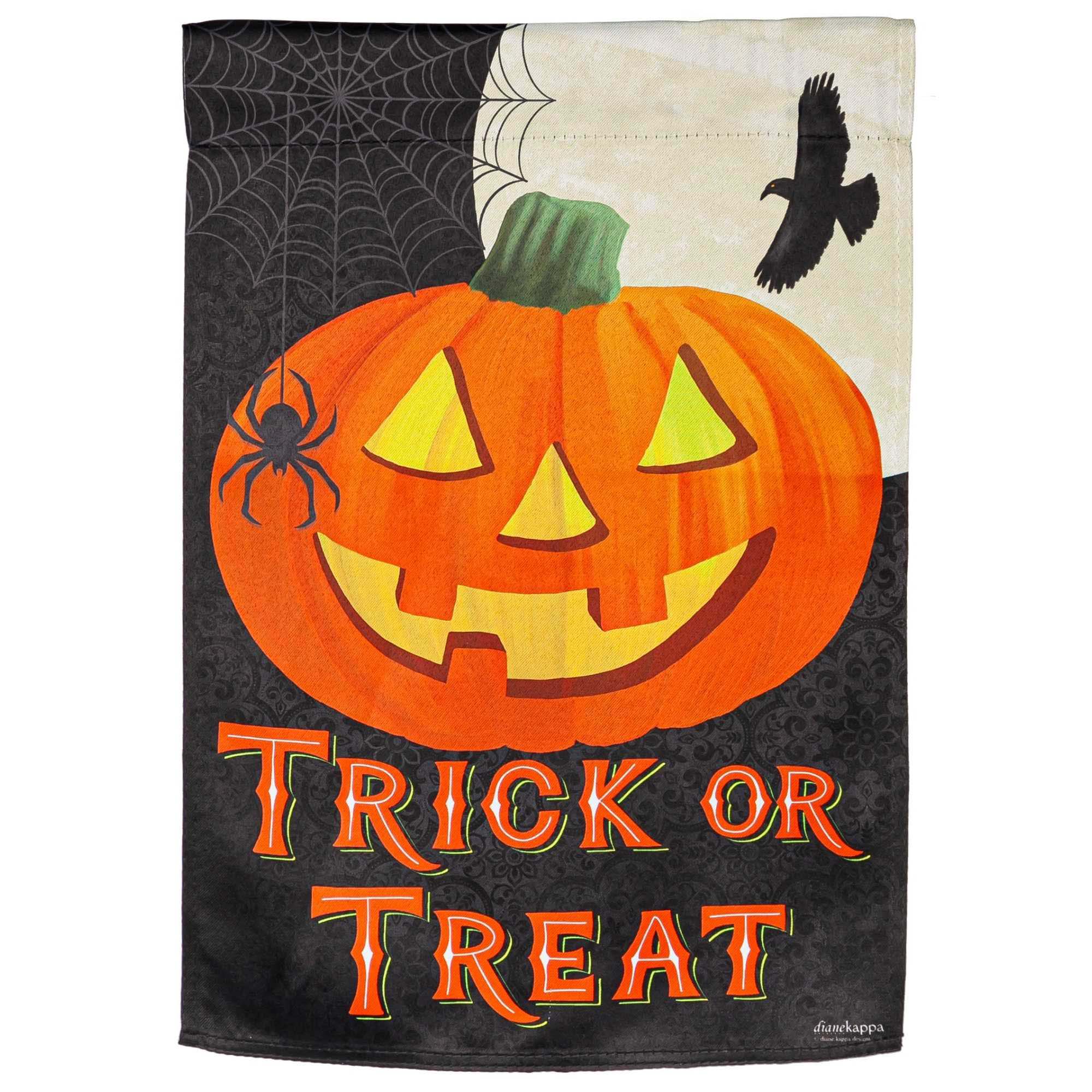 Home & Garden Trick Or Treat Garden Flag Polyester Halloween Spider 