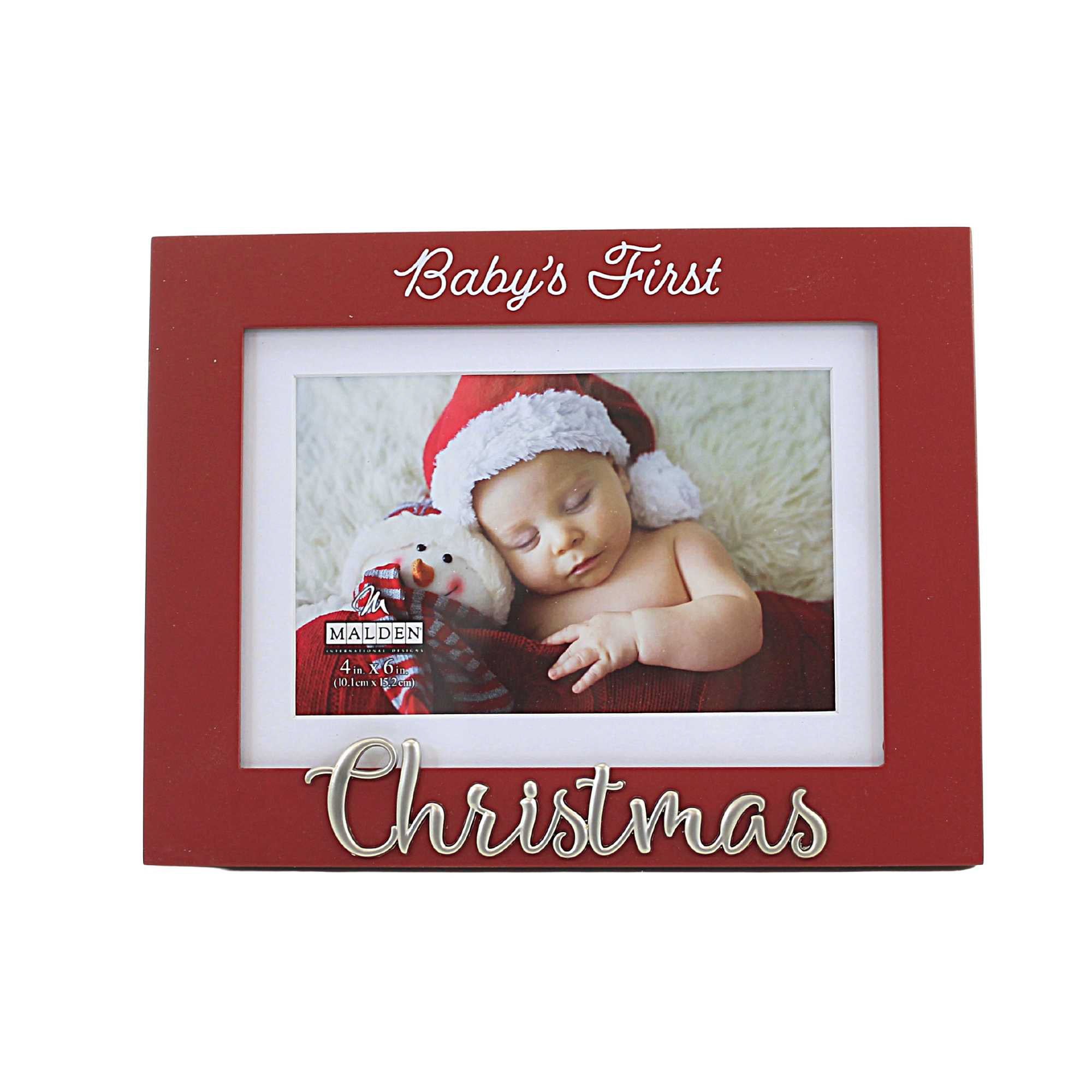 Baby's first christmas hot sale frame