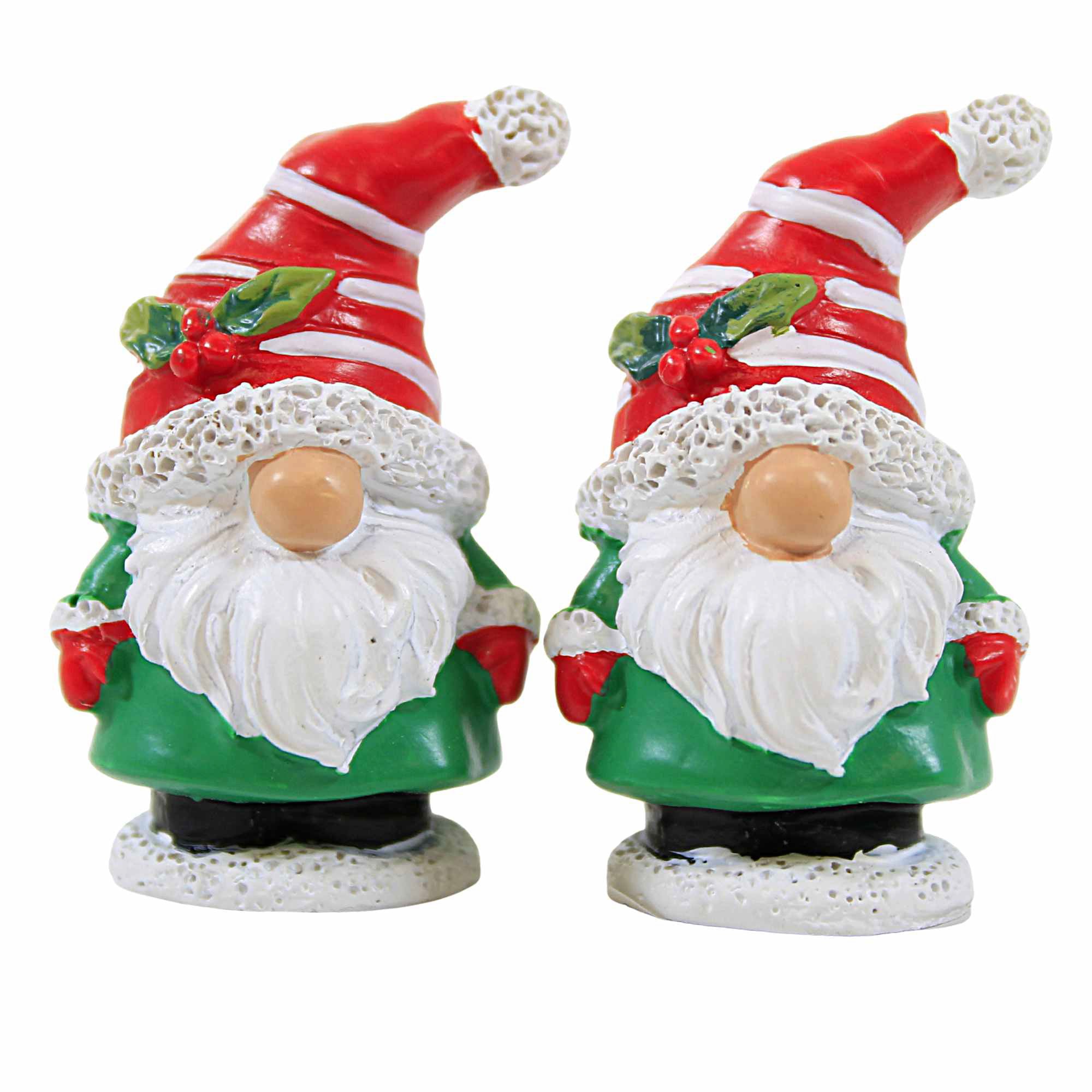 Department 56 Villages Candy Cane Gnomes - Two Village Figurines