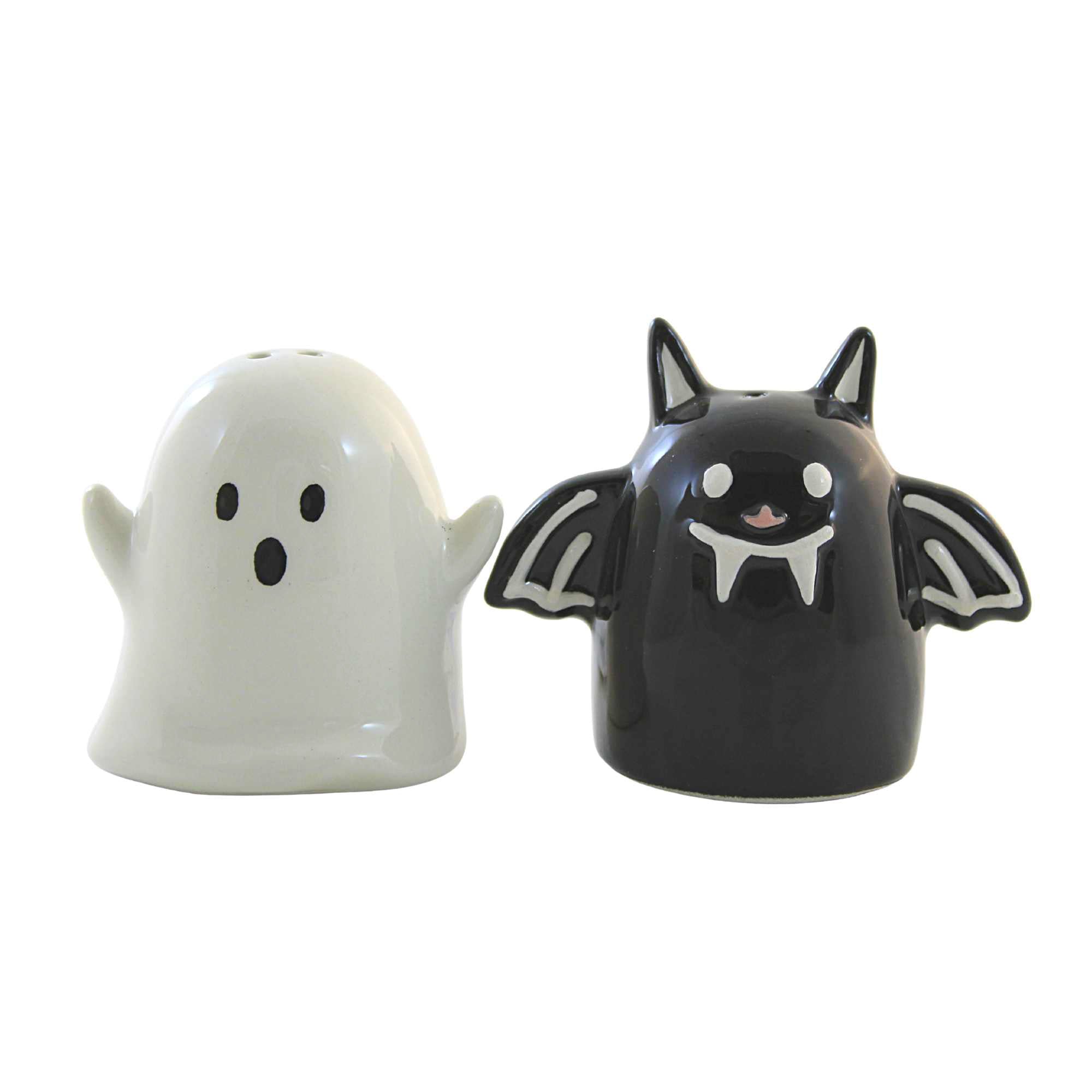 Transpac Bat/Ghost Salt And Pepper Set - One Set Of Salt And