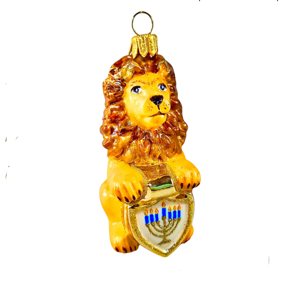 (63848) Pre-Order The Ornament King David's Lion, 4.00 Inch, Hannukah Ornament 41028