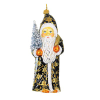 (10206) Gabriela Christoff Ornaments Winter Golden Sparkle, 6.25 Inch, Ornament Christmas Santa 29733