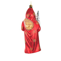 Gabriela Christoff Ornaments Ruby Red St. Nick - - SBKGifts.com