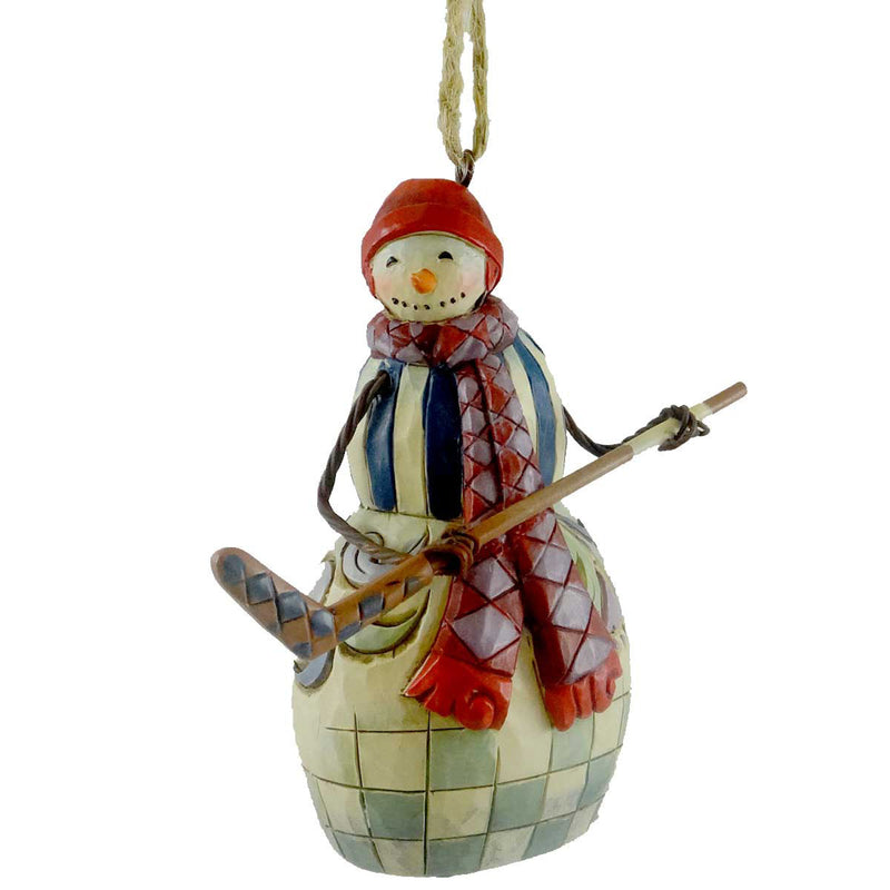 3.75 Inch Hockey Snowman Ornament Sports Hockey 4019070 (10494)