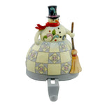 5.50 Inch Snowman Stocking Hanger Christmas 4017620 (10748)