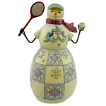 6.75 Inch Servin' Up A Fun Season Snowman Tennis 4017665 (10907)