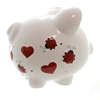 Bank Red Lady Bug Bank - - SBKGifts.com