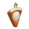 (11368) Old World Christmas Piece Of Pumpkin Pie, 3.50 Inch, Ornament Dessert Pastry 32019