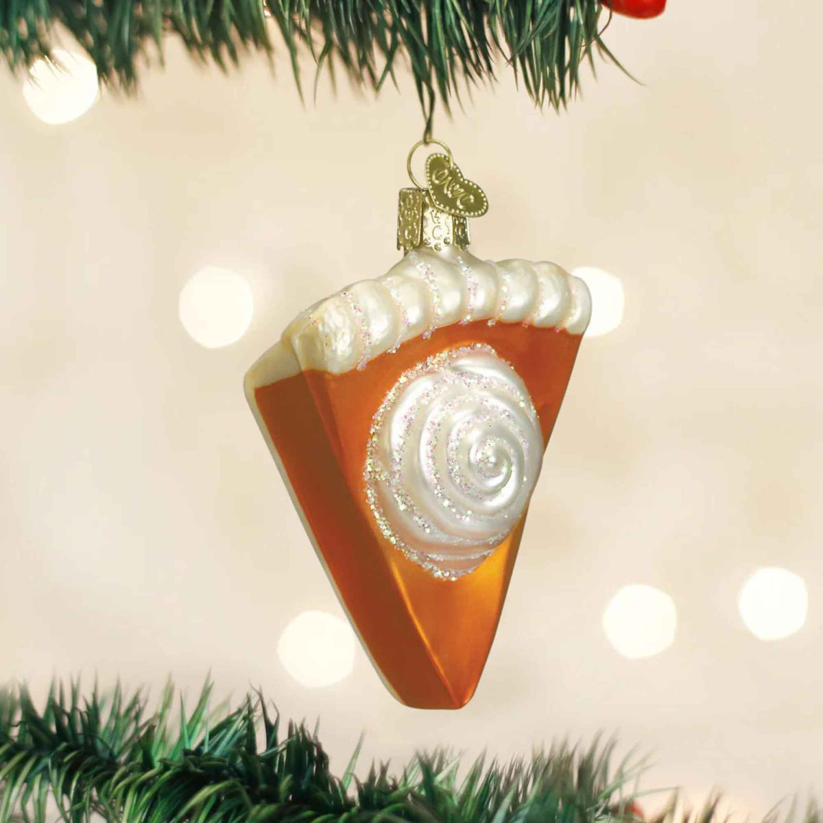 Old World Christmas Piece Of Pumpkin Pie - - SBKGifts.com