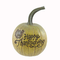 (11418) Thanksgiving Small Happy Thanksgiving Pumpki, 6.50 Inch, Turkey 95107