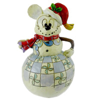 (11480) Jim Shore Swaying To The Season, 5.00 Inch, Mickey Mouse Snowman 4016571