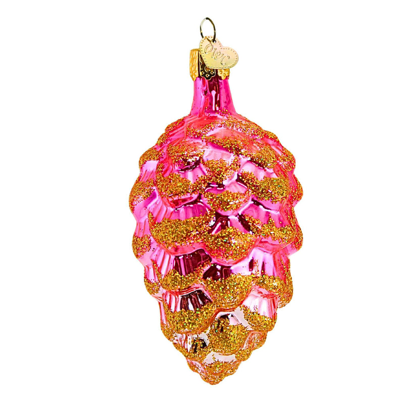 (Parent-48012) Old World Christmas Ponderosa Pine, 4.00 Inch, Ornament Cone Pinecone