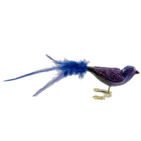 (11554) Old World Christmas Purple Martin, 1.50 Inch, Ornament Clip On Bird 18071