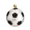 (11618) Old World Christmas Soccer Ball, 3.25 Inch, Ornament Sports 44012