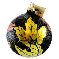 (11884) Christina's World Autumn Awakening, 4.50 Inch, Ornament Ball Fall Leaves Gar890