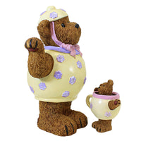 Boyds Bears Resin Mrs. Stout With Lil' Steamy - - SBKGifts.com