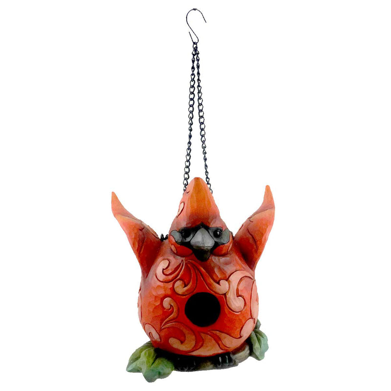 7.00 Inch Cardinal Birdhouse Gardening 4022563 (11981)