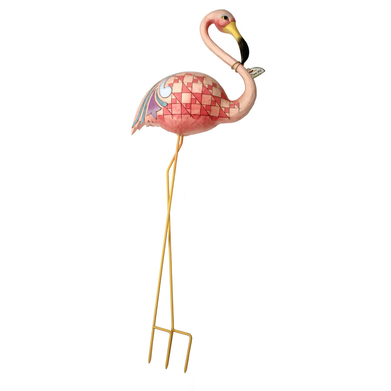 34.50 Inch Flamingo Garden Stake Yard Art Birds 4022567 (11983)