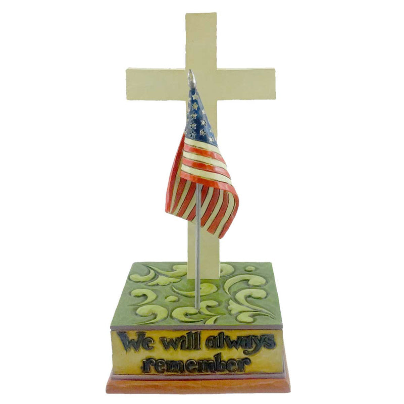 6.00 Inch We Will Always Remember Flag Cross Patriotic 4021139 (12087)