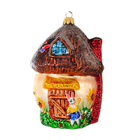 (1213) Christopher Radko Company Shroom With A View, 5.00 Inch, Ornament Hut Rabbit House 971910