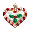 Old World Christmas Peppermint Heart - - SBKGifts.com