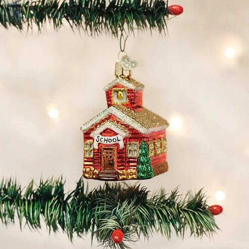 Old World Christmas School House - - SBKGifts.com