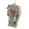 (12694) Old World Christmas Large Elephant, 3.50 Inch, Ornament Raised Trunk Sacred 12159