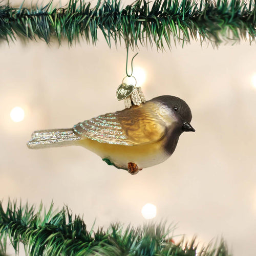 Old World Christmas Black-Capped Chickadee - - SBKGifts.com