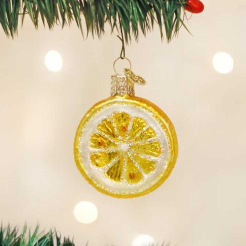 Old World Christmas Lemon Slice - - SBKGifts.com