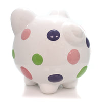 Bank Bank Pig Polka Dots - - SBKGifts.com