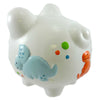 (12767) Bank Dinosaur Pig Bank, 7.50 Inch, Baby Ceramic Piggy Cr100dn