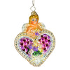 (1289) Christopher Radko Company Cupids Surprise, 5.25 Inch, Ornament Heart Wedding 201050