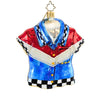 (1328) Christopher Radko Company American Racer, 4.00 Inch, Ornament Shirt Patriotic Rwb 3010258