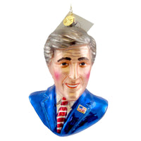 (1330) Radko John Kerry, 4.75 Inch, Ornament Patriotic 1011484