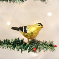 Old World Christmas Clip On American Goldfinch - - SBKGifts.com