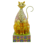 7.25 Inch Checkers Cats Feline 4025835 (1414)