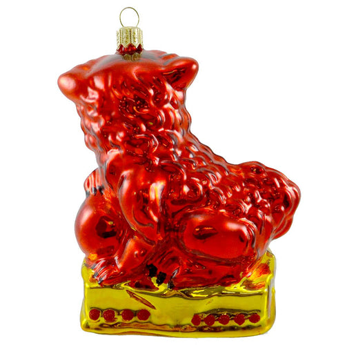 Ornaments To Remember Foo Dog Male Red - - SBKGifts.com