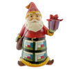 (14272) Jim Shore Mini Santa Holding Present, 3.75 Inch, Christmas Gift 4025627