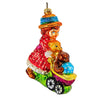 (1429) Christopher Radko Company Pram Parade, 5.00 Inch, Ornament Teddy Bears Stroller 983690