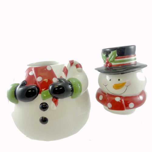 Tabletop Snowman Cookie Jar - - SBKGifts.com