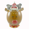 (14470) Tabletop Reindeer Cookie Jar, 10.00 Inch, Christmas Party 111081