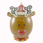 10.00 Inch Reindeer Cookie Jar Christmas Party 111081 (14470)