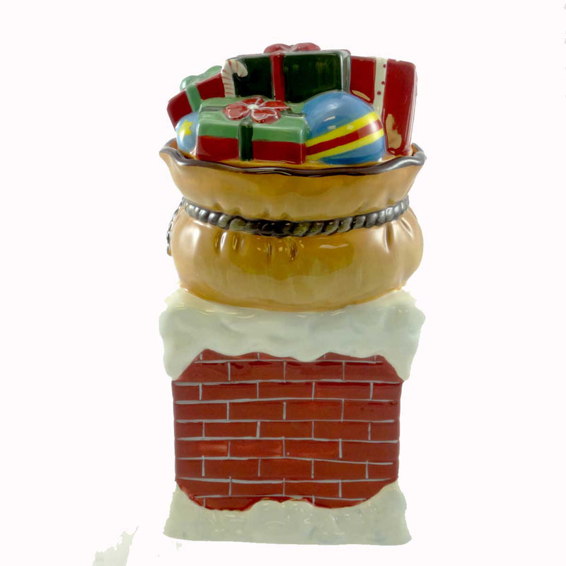 Tabletop Santa/ Chimney Cookie Jar - - SBKGifts.com