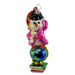 5.00 Inch Wordly Wise Ornament Owl Graduation Diploma 1010791 (1451)