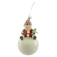 (14524) Holiday Ornament Winter Play Ornament, 4.50 Inch, Christmas Bethany Lowe Me0270