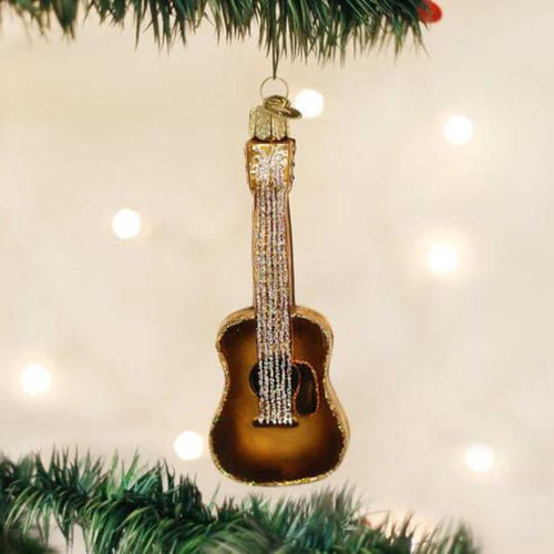 Old World Christmas Guitar - - SBKGifts.com